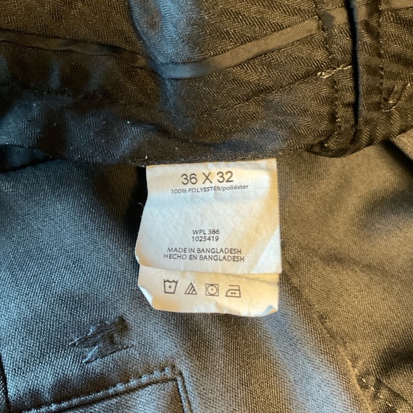 Men's Charcoal Dress Pants - Picture 5 of 6